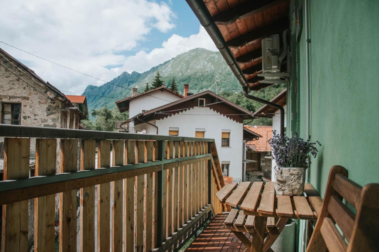 Apartma Metija Lux Z Savno Kobarid Exterior foto